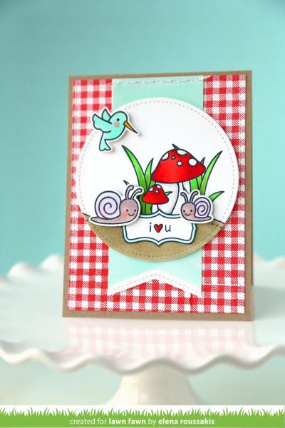 Lawn Fawn Stempelset "Flirty Frames" Clear Stamp