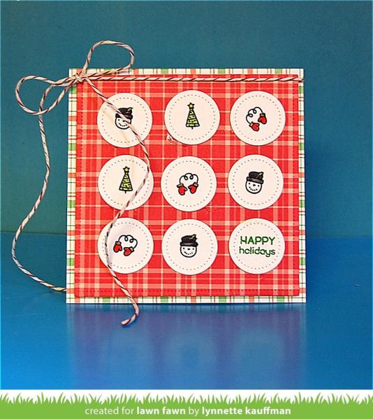 Lawn Fawn Stempelset "Plan On It: Holidays" Clear Stamp