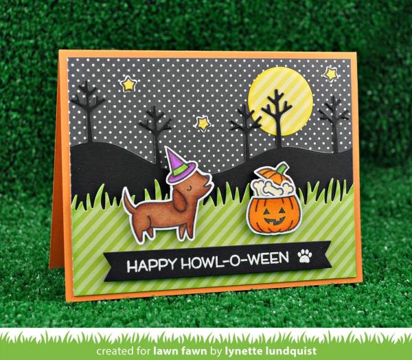 Lawn Fawn Stempelset "Happy Howloween" Clear Stamp
