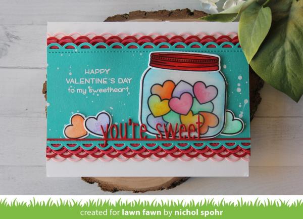 Lawn Fawn Craft Die - Lacy Borders