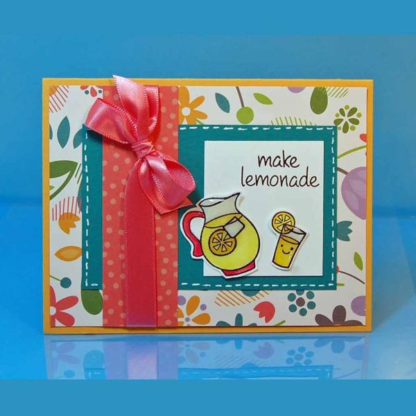 Lawn Fawn Stempelset "Make Lemonade" Clear Stamp