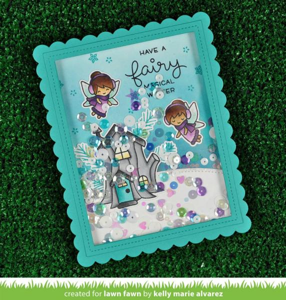 Lawn Fawn Stempelset "Frosty Fairy Friends" Clear Stamp