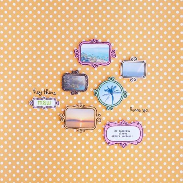 Lawn Fawn Stempelset "Flirty Frames" Clear Stamp