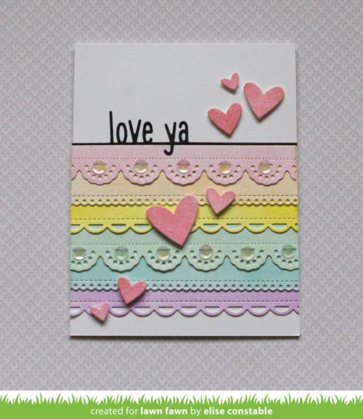 Lawn Fawn Craft Die - Lacy Borders