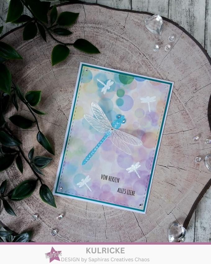 Kulricke Stempelset "Libellen" Clear Stamp