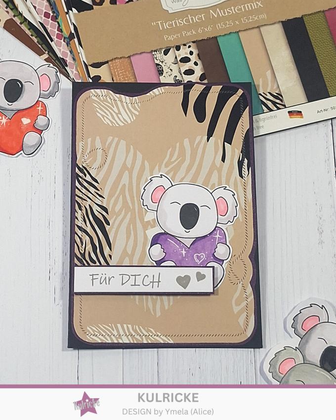 Kulricke Stempel "Koala Liebe" Clear Stamp