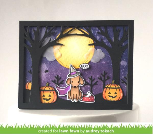 Lawn Fawn Stempelset "Happy Howloween" Clear Stamp