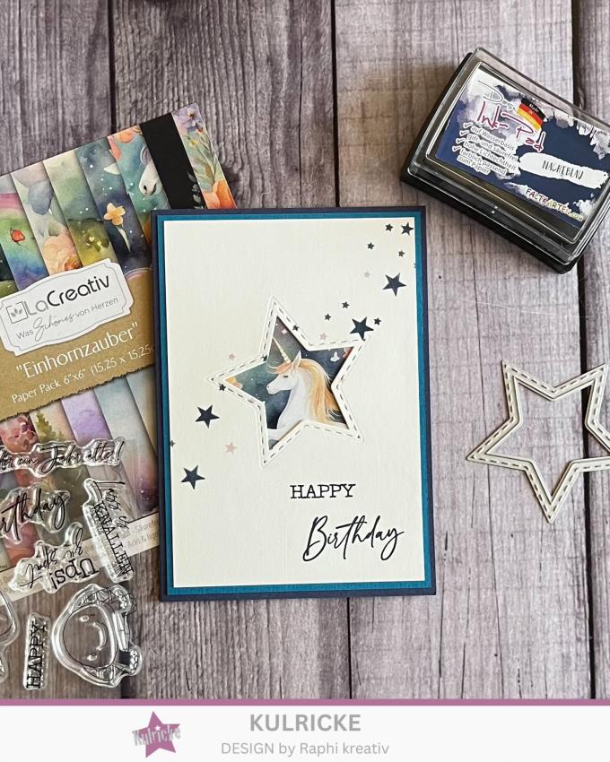LaCreativ - Designpapier "Einhornzauber" Paper Pack 6x6" - 24 Bogen