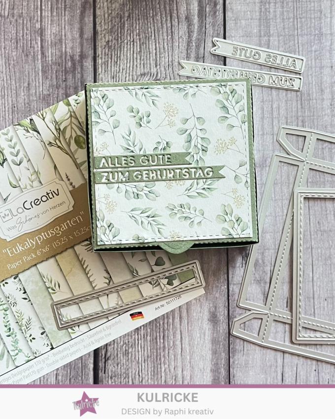 LaCreativ - Designpapier "Eukalyptusgarten" Paper Pack 6x6" - 24 Bogen