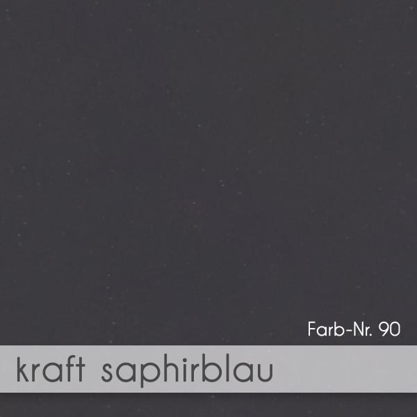 Trippelkarte - Leporello 220g/m² DIN A6 3-Fach in kraft saphirblau