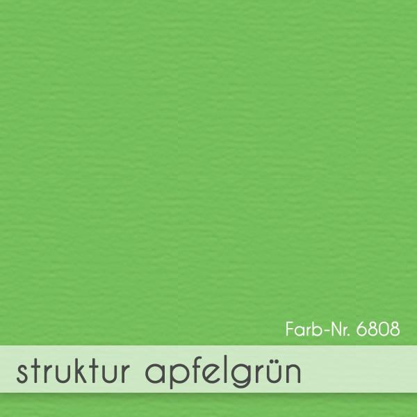 Karte - Einlegekarte 15x15 cm 210g/m² in struktur apfelgrün