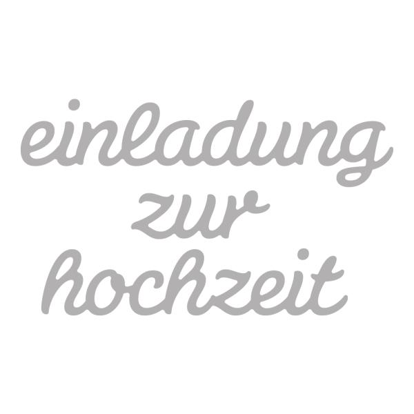 Rayher Stanzschablone (Dies) - Einladung zur Hochzeit