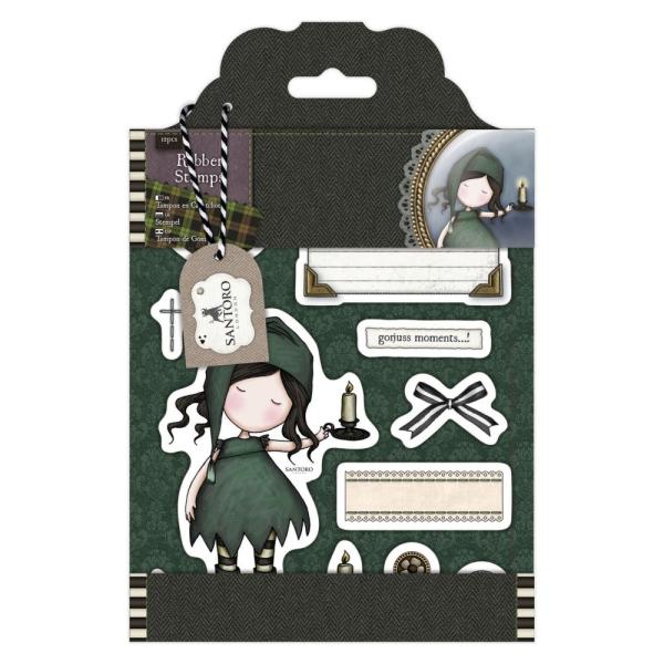 Gorjuss Santoro - Gummistempel - Nightlight 