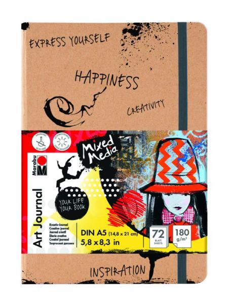 Marabu Art Journal Book Din A5 180g (72 Seiten)