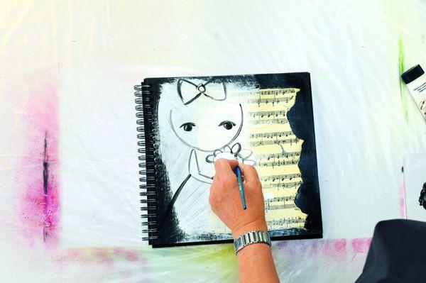 Marabu Mixed Media Ringbuch Din A4 (32 Seiten) 300g