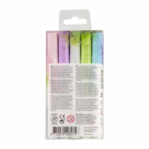 Talens Ecoline Brushpen Set x5 Pastel (11509901)