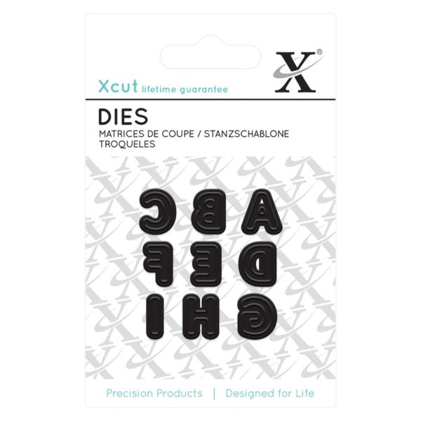 Xcut Mini Stanzschablone Alphabet 1 (9Stk) 5cm