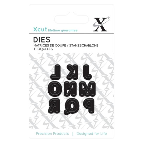 Xcut Mini Stanzschablone Alphabet 2 (9Stk) 5cm