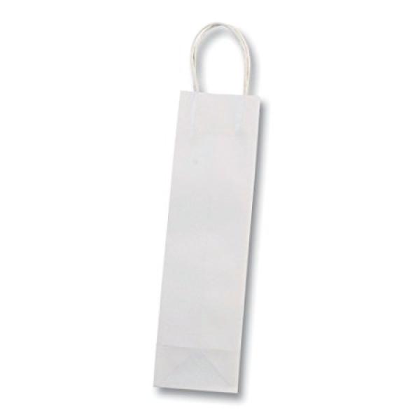 Papiertüten für Flaschen 6 Stück 10x10x36cmcm weiss