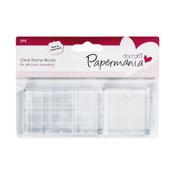 Papermania Acryl-Stempelblock Set (2 Stück)