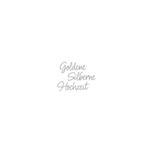 Rayher Stanzschablone (Dies) - Silberne-Goldene Hochzeit