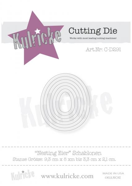 Kulricke Stanzschablone "Nesting Ei"