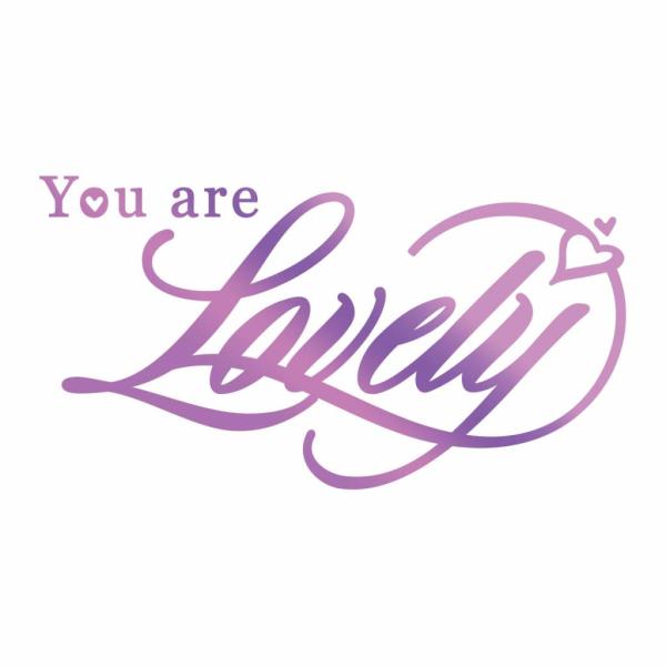 Couture Creations Hotfoil Stamp Die  - You are Lovely