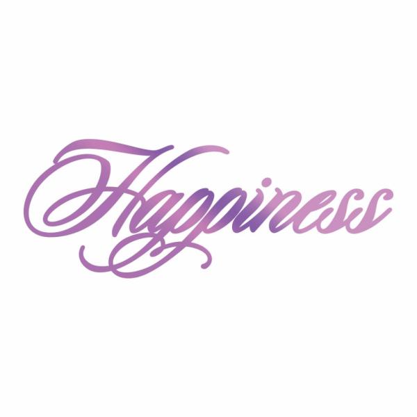 Couture Creations Hotfoil Stamp Die  - Happiness