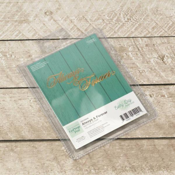 Couture Creations Hotfoil Stamp Die  - Always & Forever