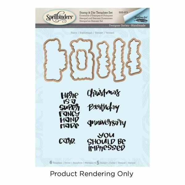 Spellbinders Stempel & Stanzset "Fancy"