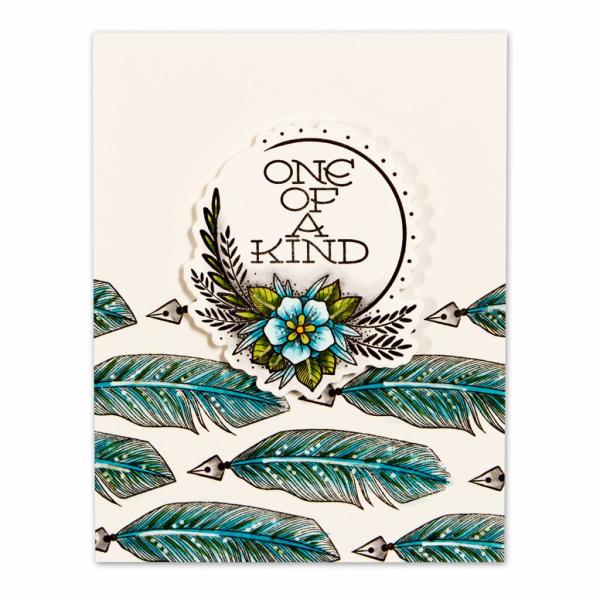 Spellbinders Stempel & Stanzset "One of a Kind"