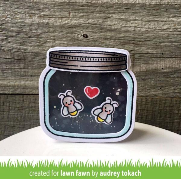 Lawn Fawn Stempelset "Little Fireflies" Clear Stamp