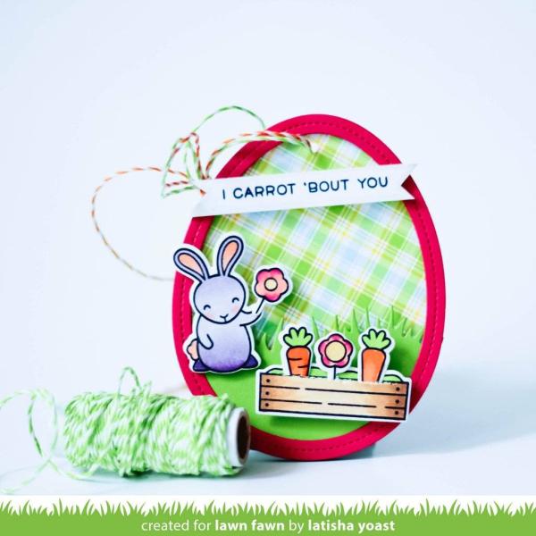 Lawn Fawn Craft Die - Outside In Easter Egg Stackables