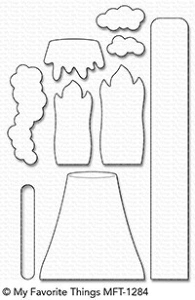My Favorite Things Die-namics "Volcano" | Stanzschablone | Stanze | Craft Die