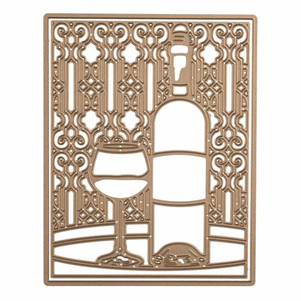 Spellbinders Die "Time for Wine A2 Card Front"
