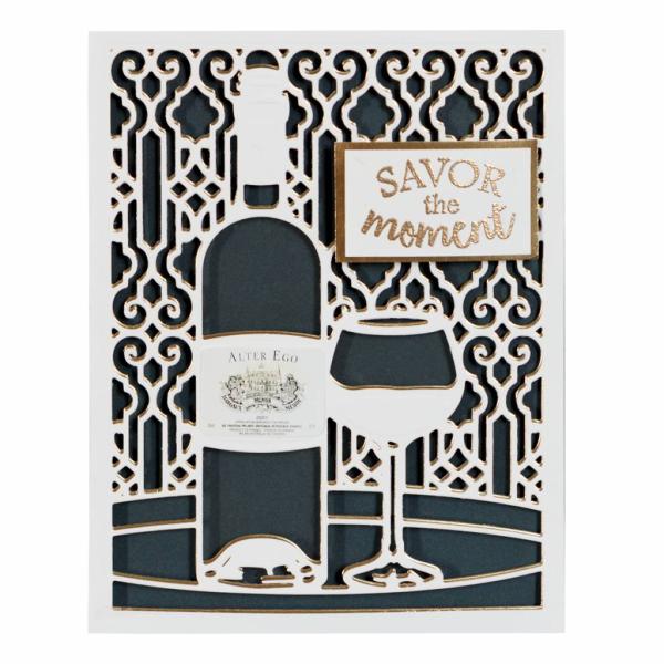 Spellbinders Die "Time for Wine A2 Card Front"
