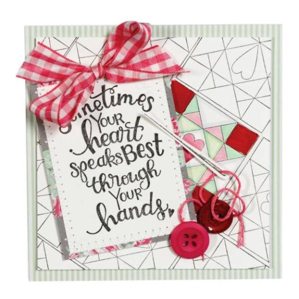 Spellbinders Stempel "#handmade"