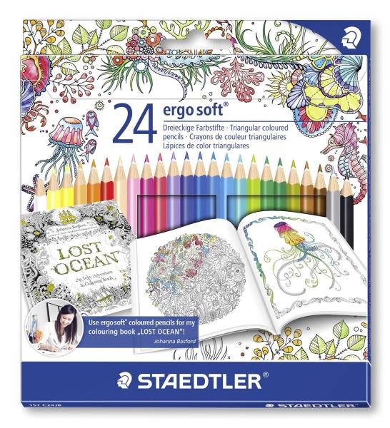 ergosoft 24xFarbstift Sonderedition Johanna Basford