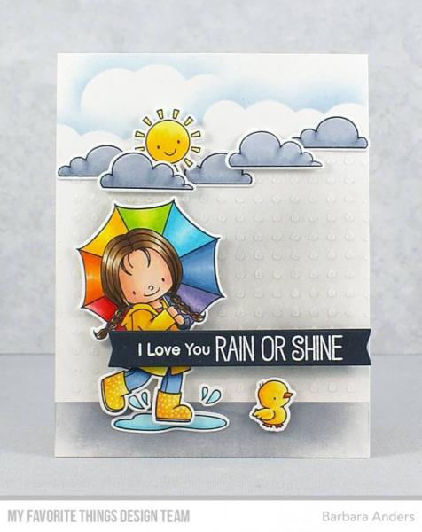 My Favorite Things Stempelset "Rain or Shine" Clear Stamp Set