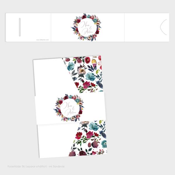Banderole B6 für Pocketfold Karte