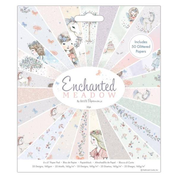 Papierblock 6x6" Papermania "Enchanted Meadow" 50 Bogen 