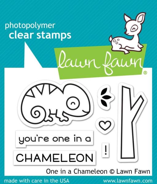 Lawn Fawn Stempelset "One in a Chameleon" Clear Stamp