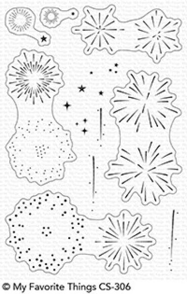 My Favorite Things Stempelset "Fireworks" Clear Stamp Set