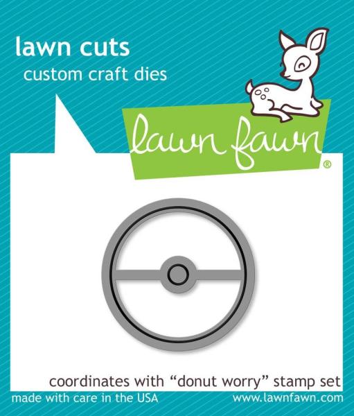 Lawn Fawn Craft Dies - Donut Worry