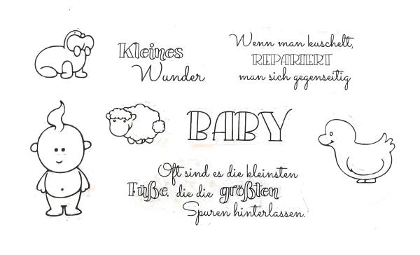 Kulricke Stempel "Kleines Wunder" Clear Stamp Motiv-Stempel