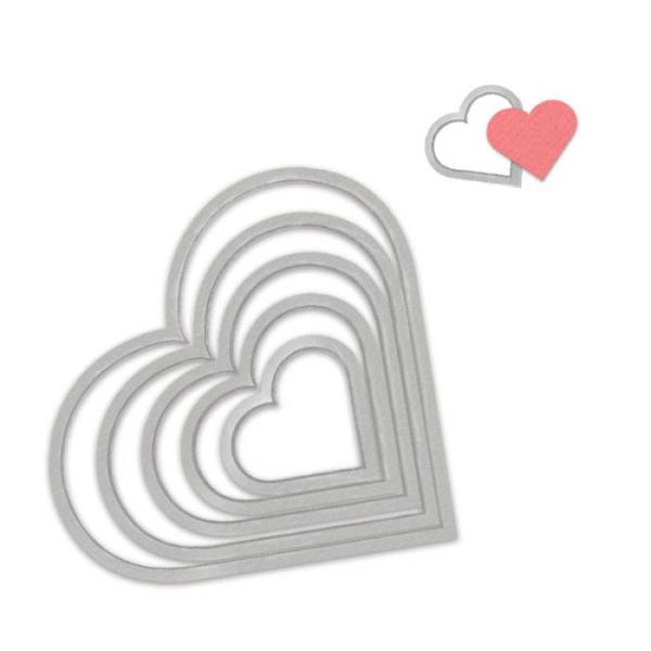 Sizzix Framelits Craft Die-Set - Hearts