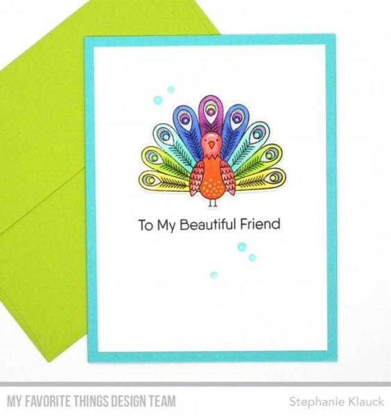 My Favorite Things Die-namics "Playful Peacock" | Stanzschablone | Stanze | Craft Die