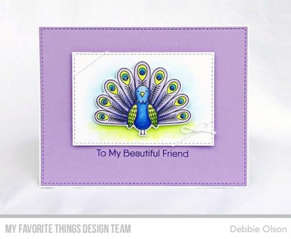 My Favorite Things Die-namics "Playful Peacock" | Stanzschablone | Stanze | Craft Die