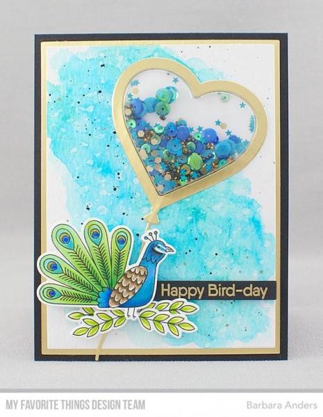 My Favorite Things Stempelset "Playful Peacock" Clear Stamp Set