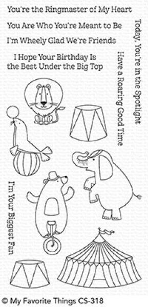 My Favorite Things Stempelset "The Greatest Show" Clear Stamp Set